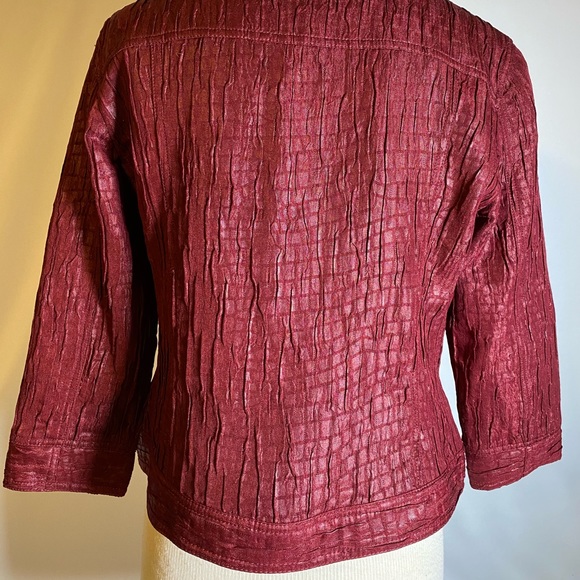 Ruby Rd. Burgundy Blazer - Picture 3 of 4